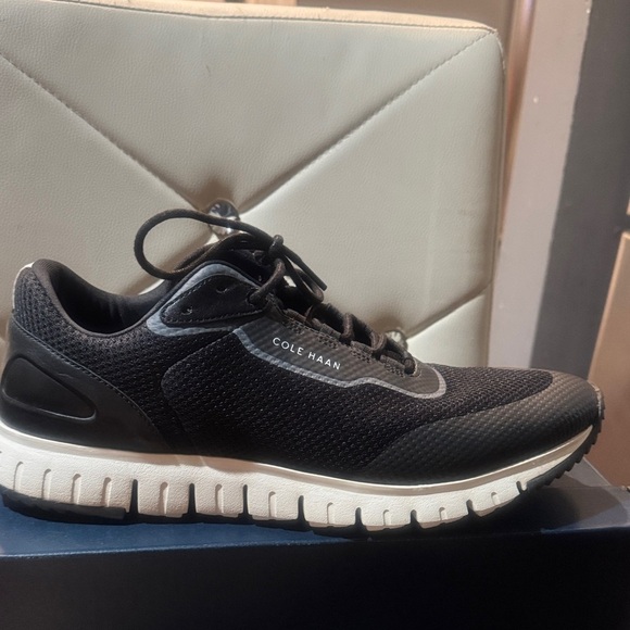 Cole Haan Men's Black Mesh Sneakers - Picture 3 of 8